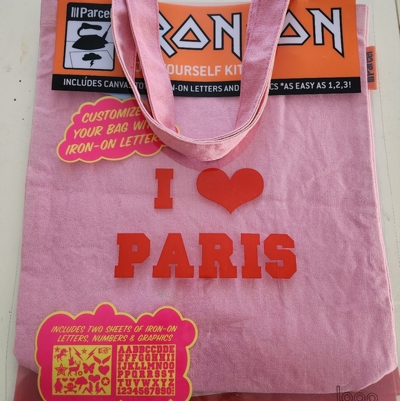 Iron Decals Pink Canvas Bag - Picture 3 of 6